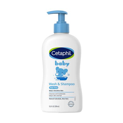 Cetaphil Tear Free Baby Wash and Baby Shampoo .